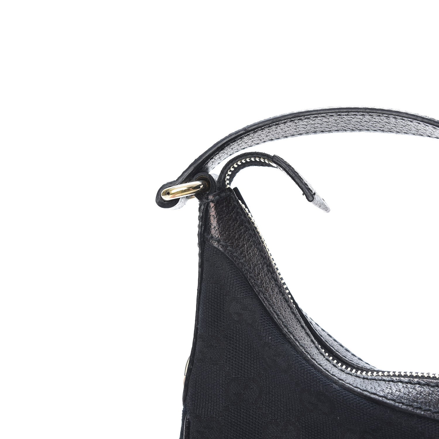 Gucci Monogram Small Charmy Hobo Black 12 of 13