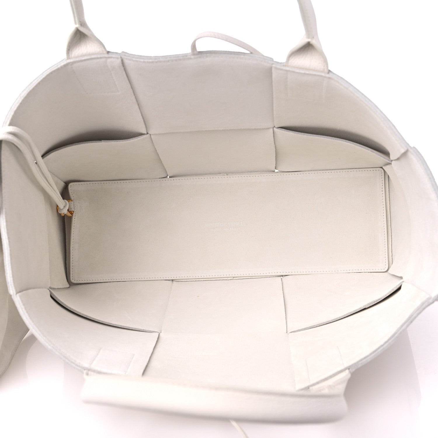 Bottega Veneta Nappa Maxi Intrecciato Medium Arco Tote White 6 of 11