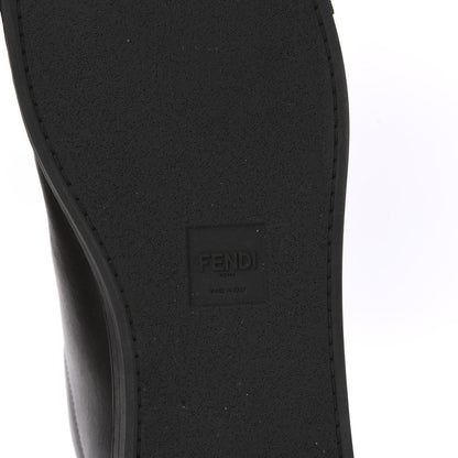 Fendi Calfskin FF Sneakers 12 Black 8 of 10