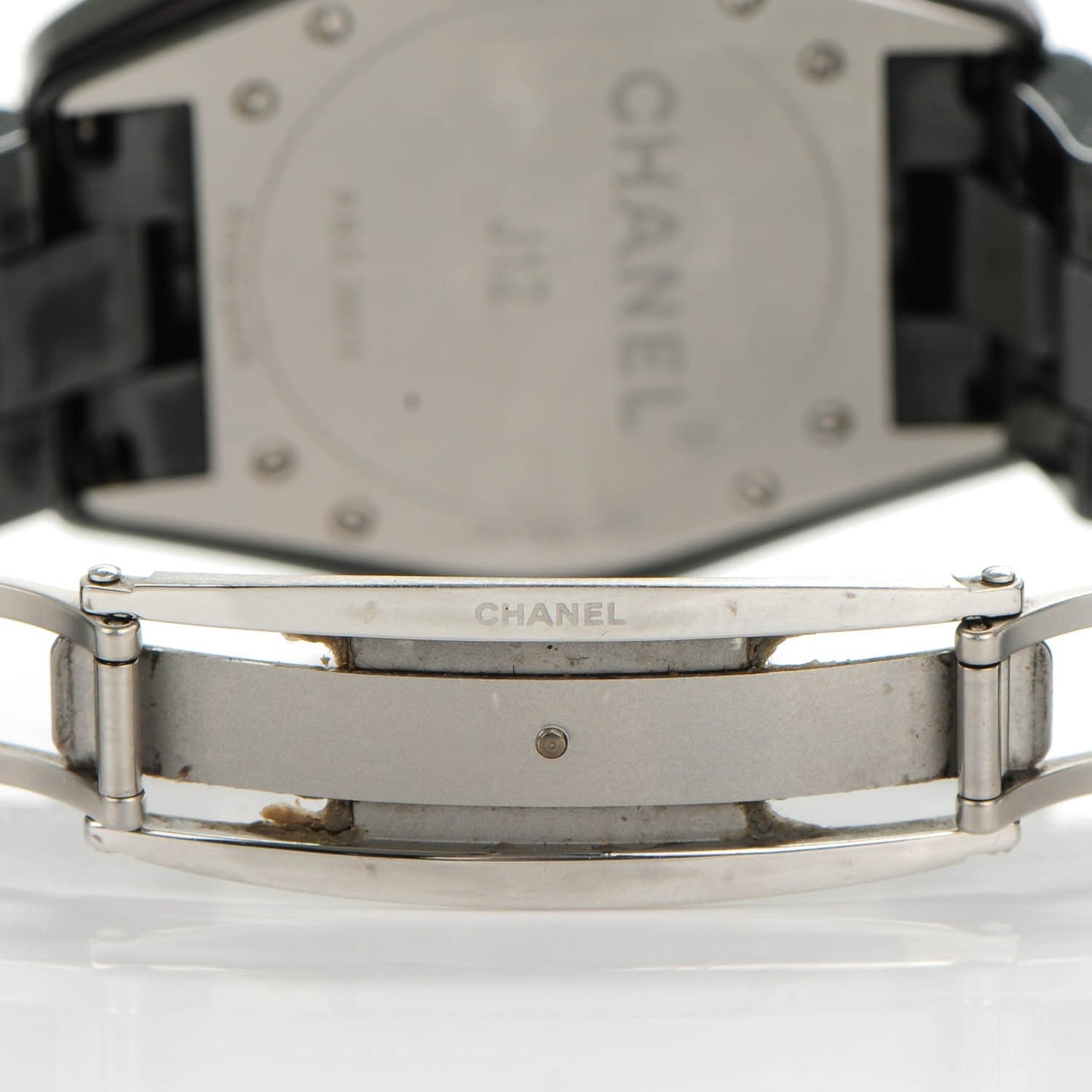Stainless Steel Ceramic Diamond 38mm J12 Automatic Watch Black