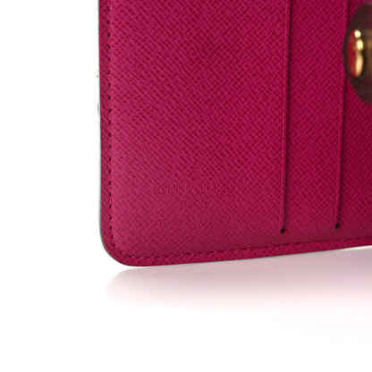 Louis Vuitton Monogram Perforated Compact Zipped Wallet Fuchsia 7 of 9