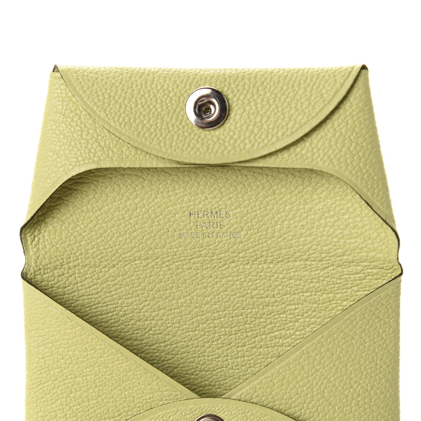Chevre Mysore Bastia Coin Purse Jaune Bourgeon