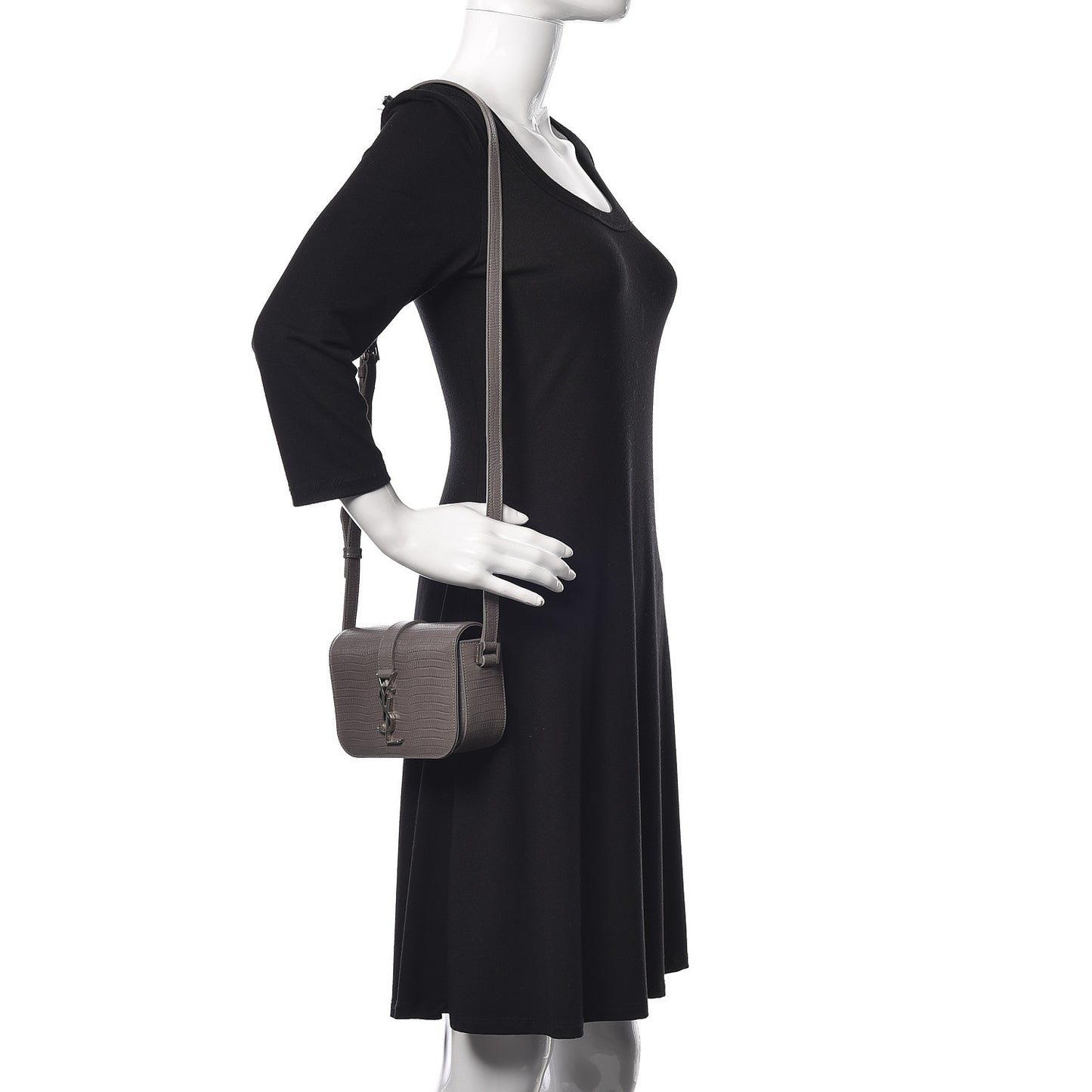 Lizard Calfskin Embossed Small Classic Monogram Universite Bag Fog