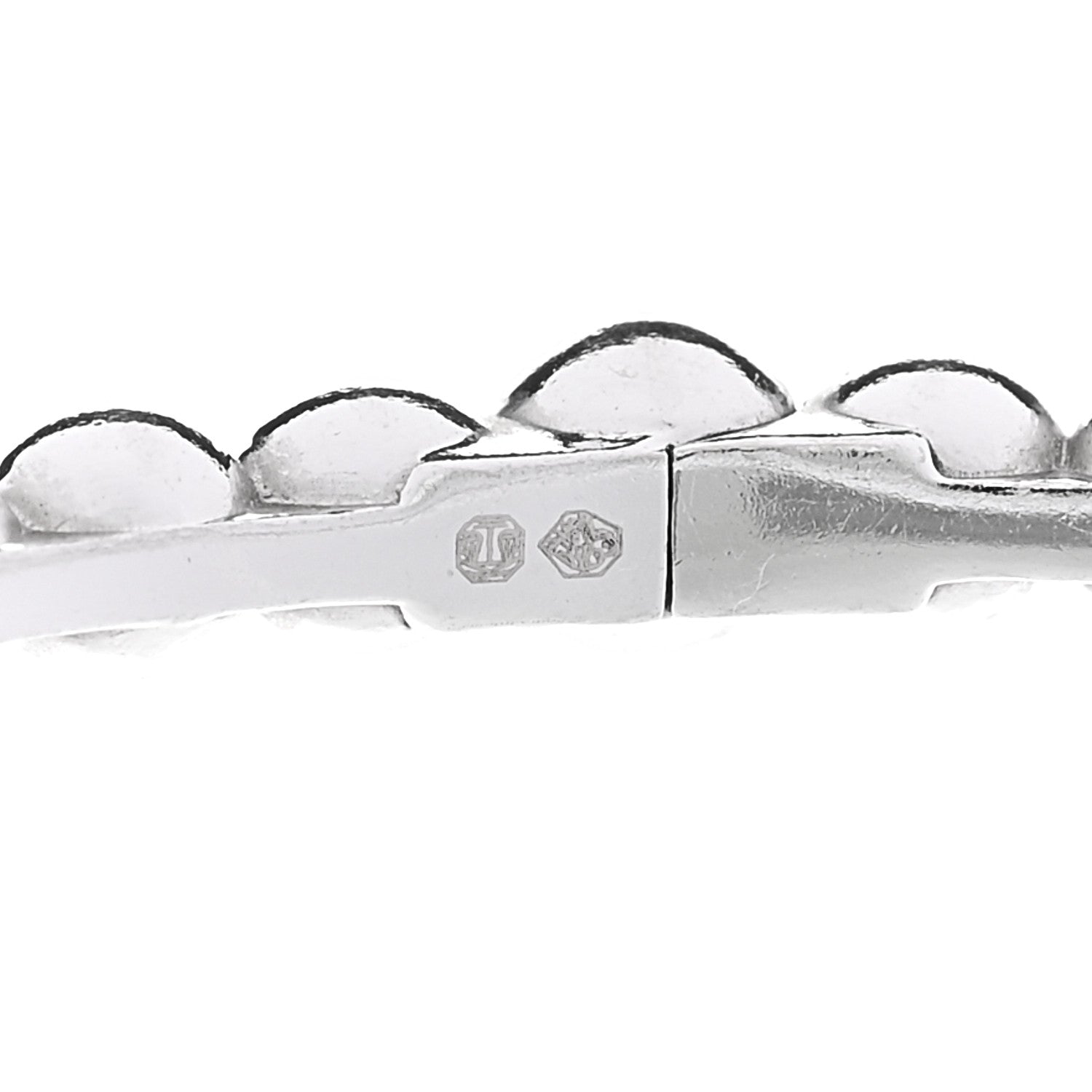Van Cleef & Arpels 18K White Gold Perlee Pearls of Gold Bracelet S 4 of 5