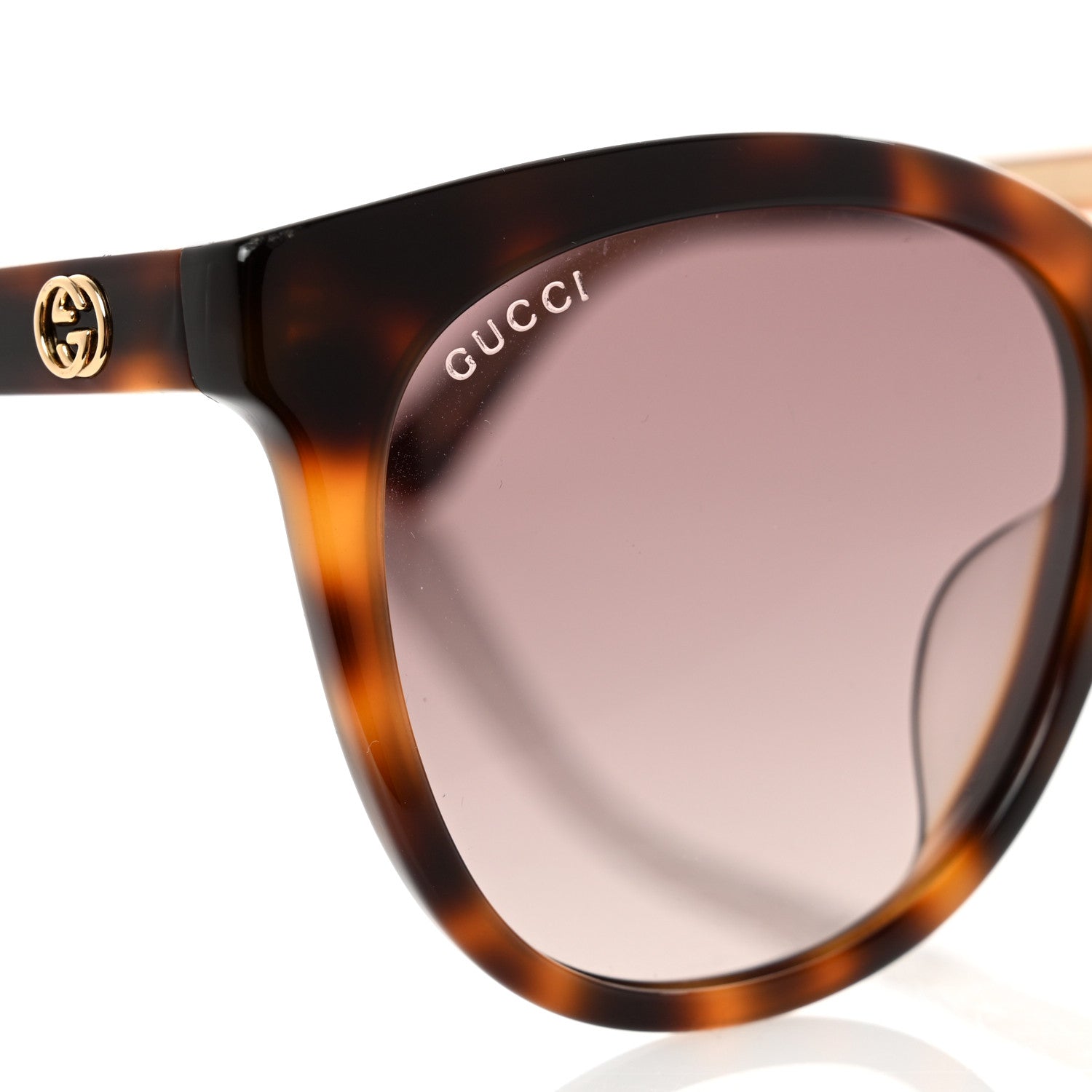 Gucci Acetate GG Sunglasses GG0081SK Tortoise 7 of 8