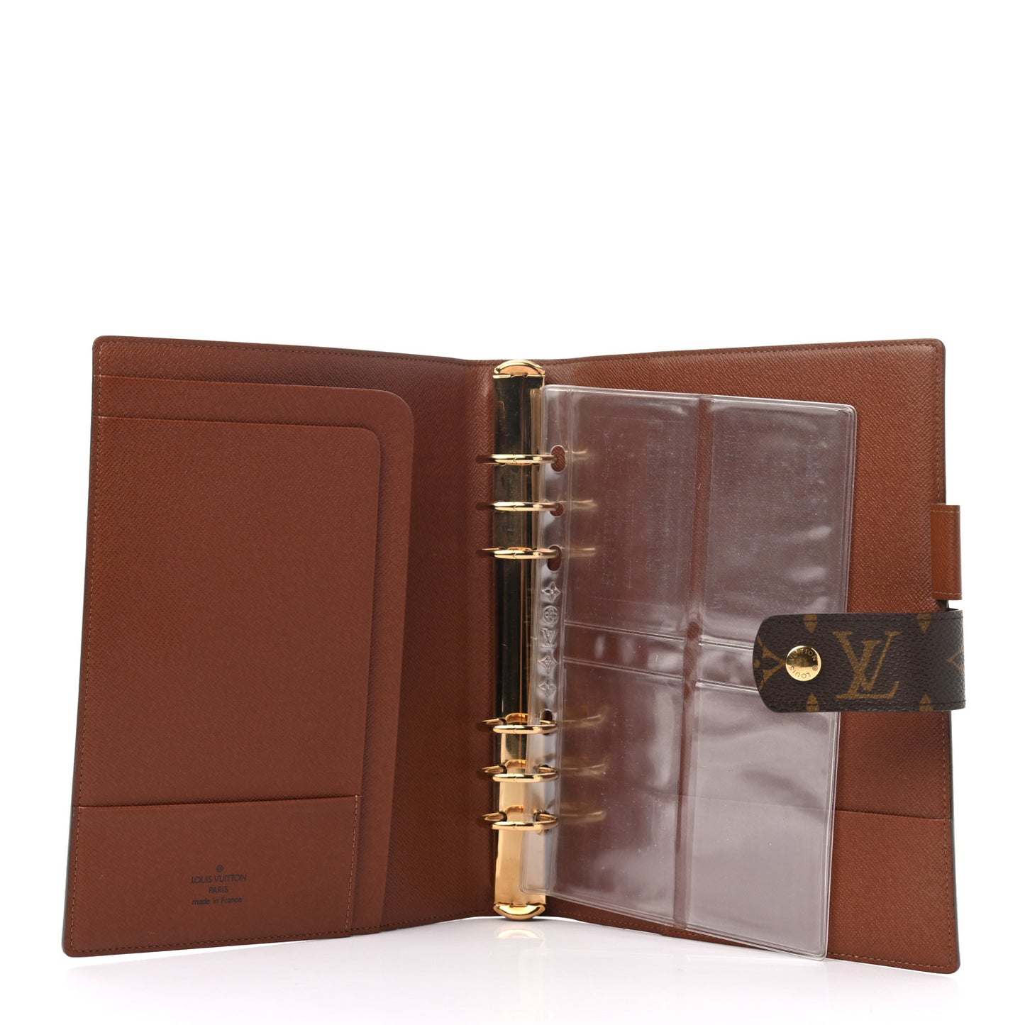 Monogram Large Ring Agenda Cover