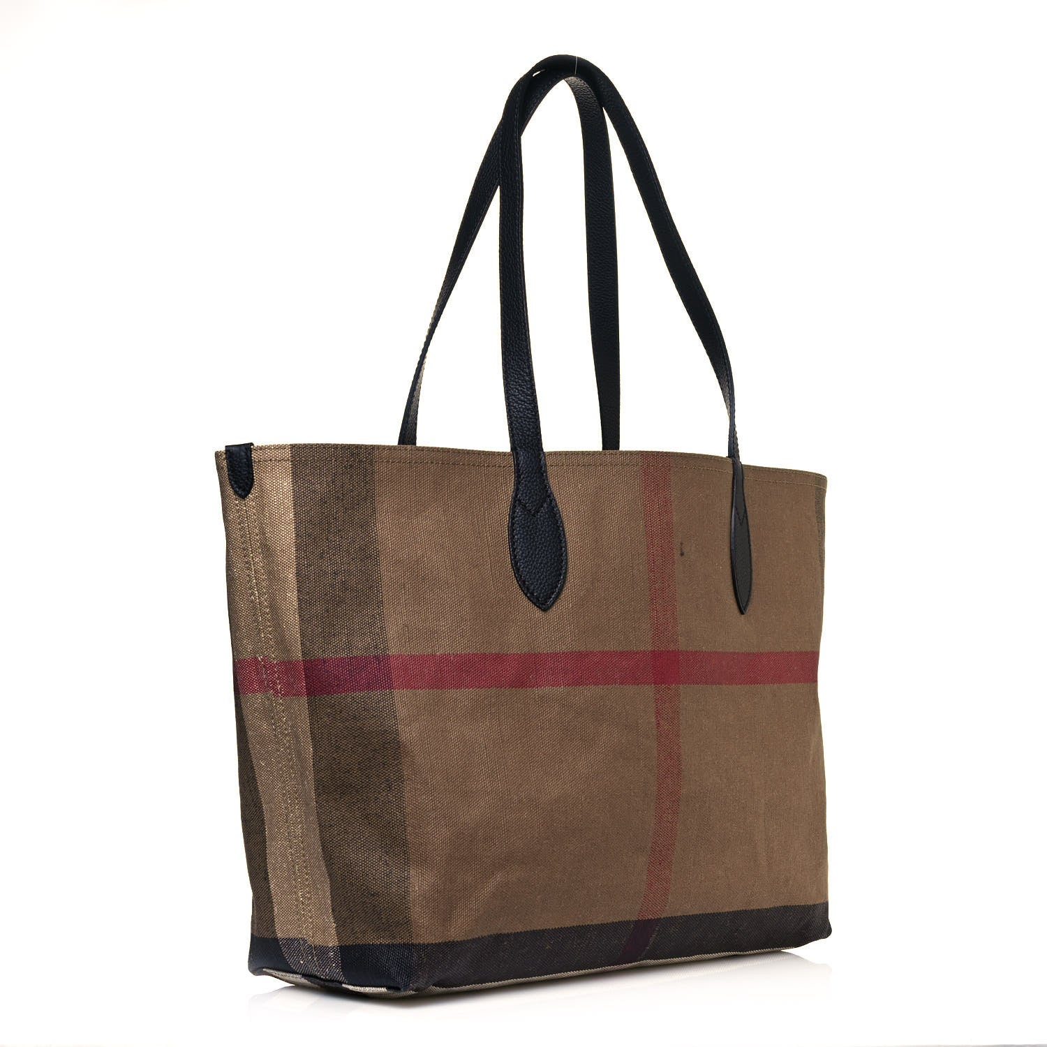 Burberry Coated Canvas Medium Reversible Doodle Tote Black 4 of 15