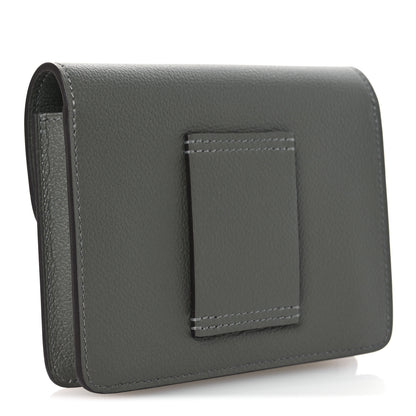 Hermes Evercolor Roulis Slim Wallet Gris Meyer 4 of 9