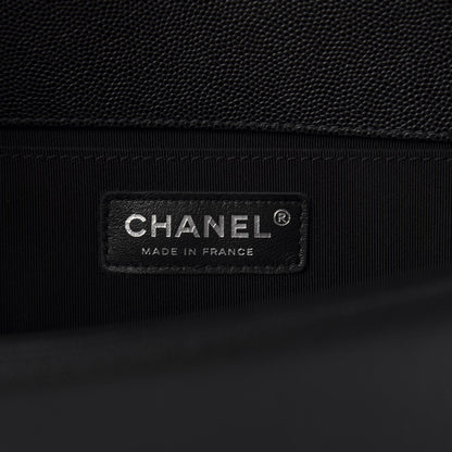 Chanel Caviar Quilted Medium Boy Flap Black 8 of 11