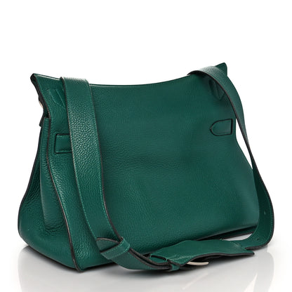 Hermes Taurillon Clemence Jypsiere 34 Malachite 2 of 11