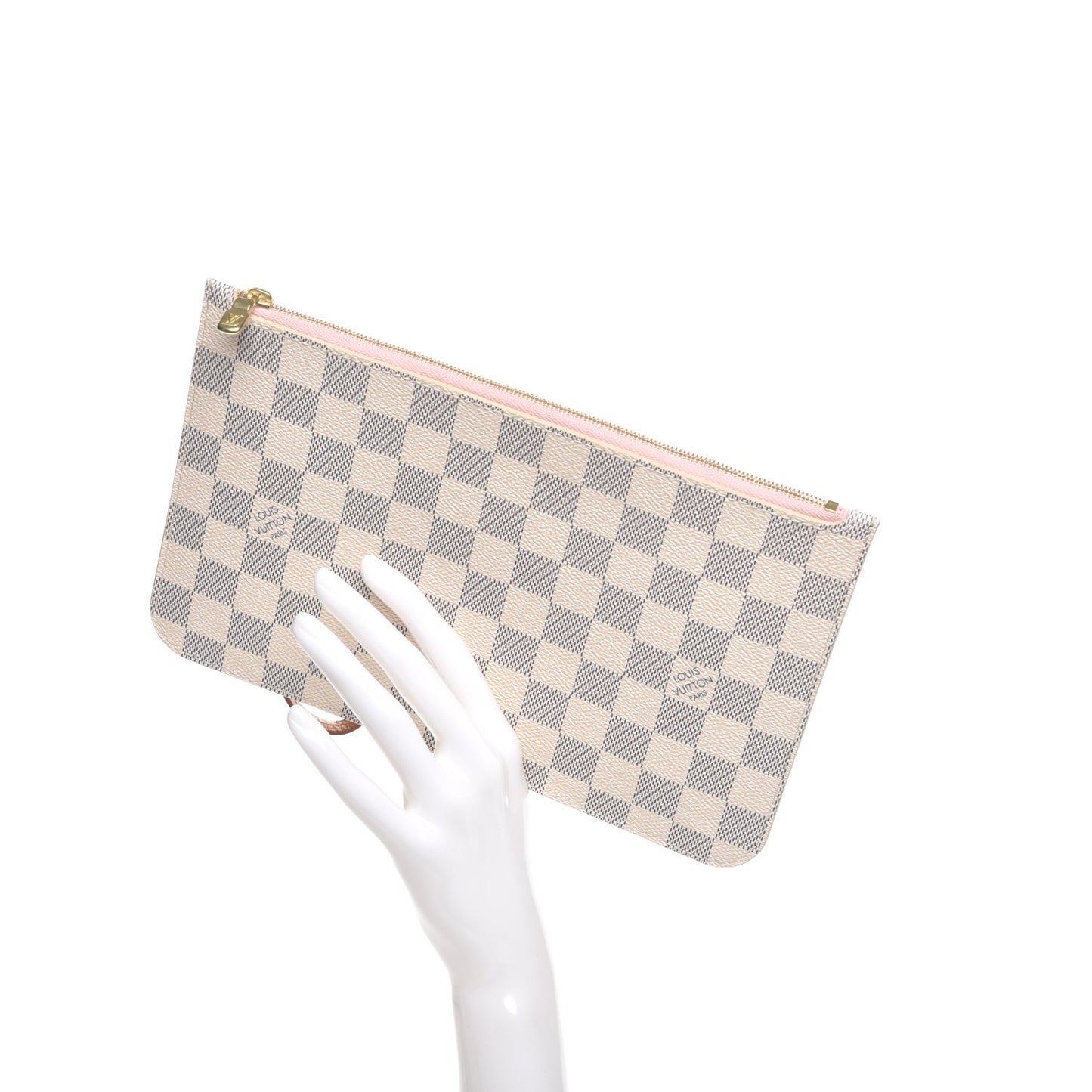 Damier Azur Neverfull MM GM Pochette Rose Ballerine