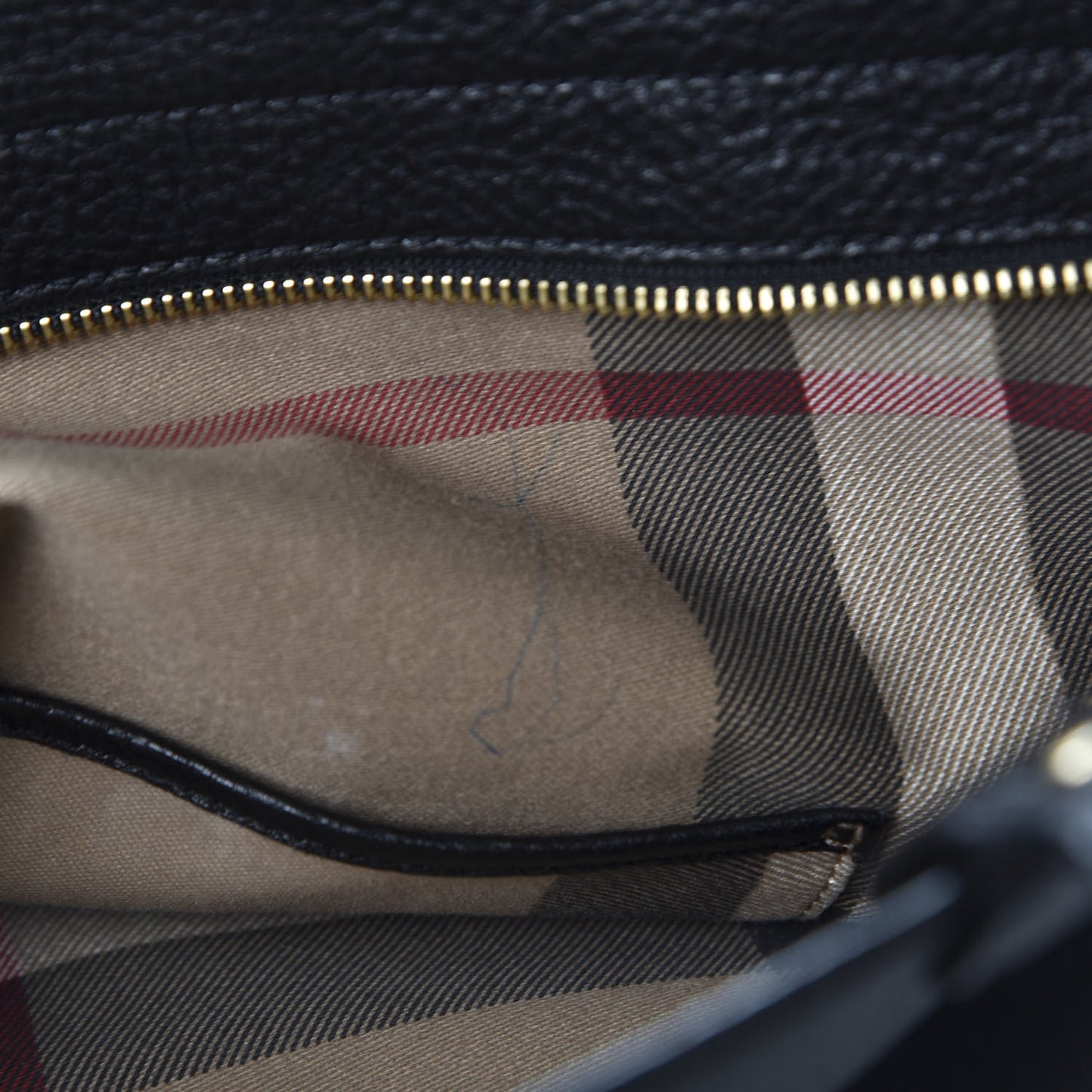 Canvas Calfskin Crest Embossed Flat Tote Black