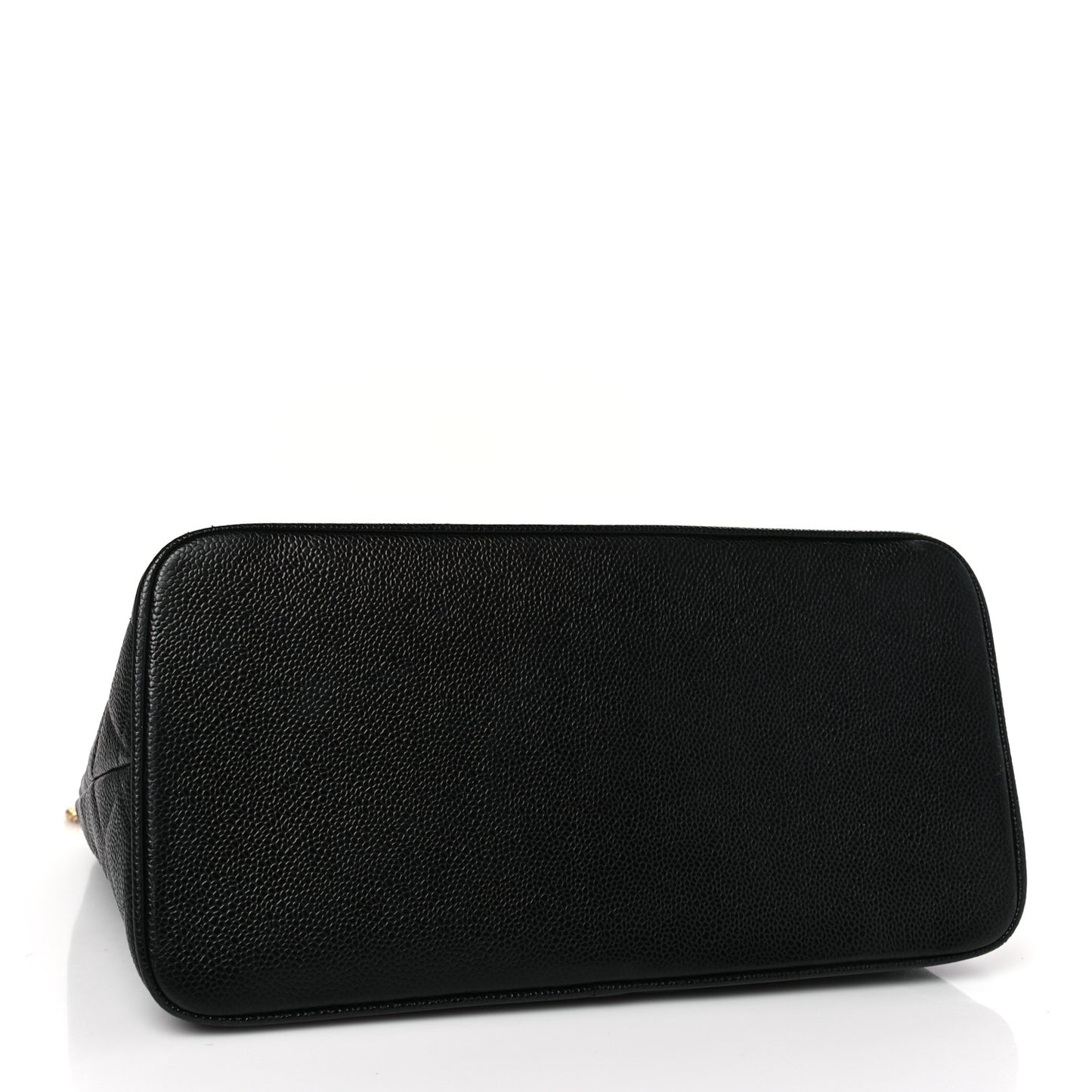 Caviar Quilted Medallion Tote Black