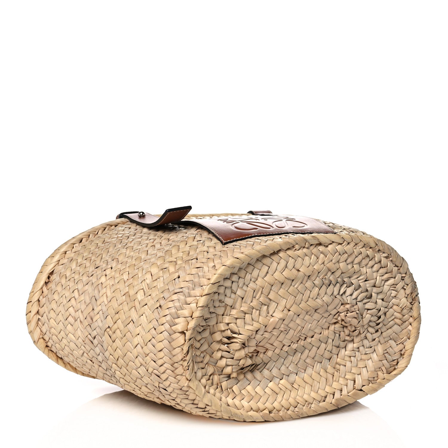 Loewe Raffia Basket Tote Bag Natural Tan 4 of 11