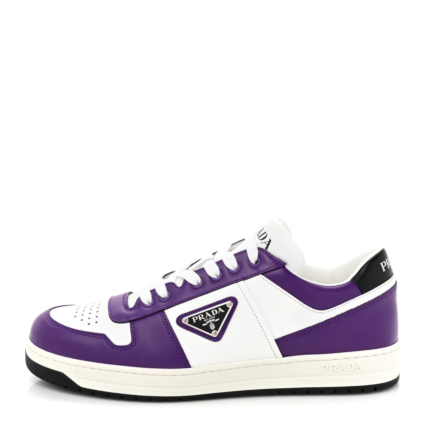 Vitello Rois Metal Triangle Logo Mens Downtown Low Top Sneakers 7.5 White Ciclamino
