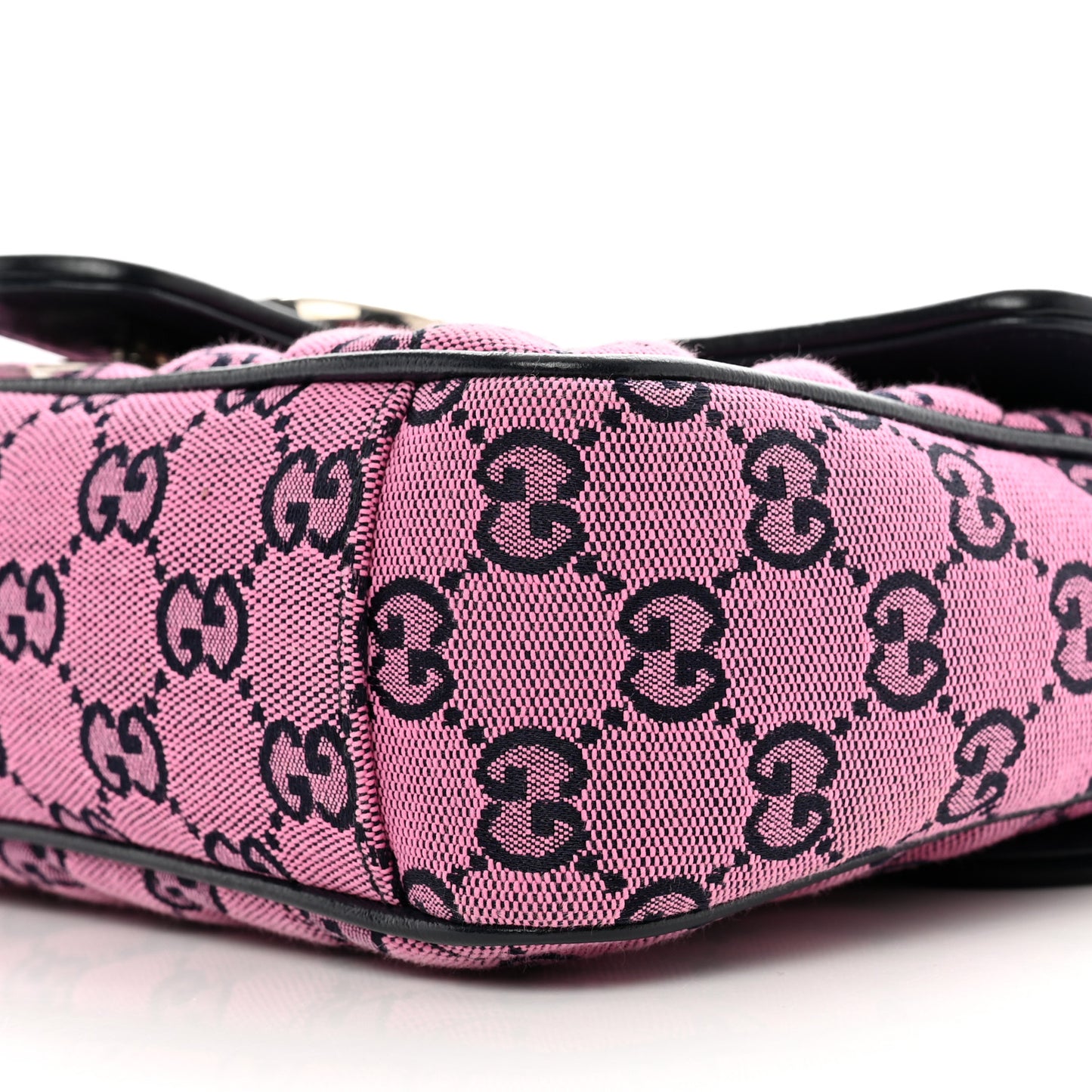 Monogram Multicolor Matelasse Diagonal Small GG Marmont Shoulder Bag Pink Blue