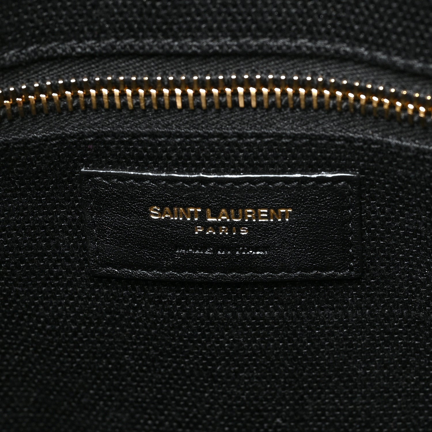 Saint Laurent Embroidered Cotton Linen Rive Gauche Noe Tote Black Beige 6 of 9