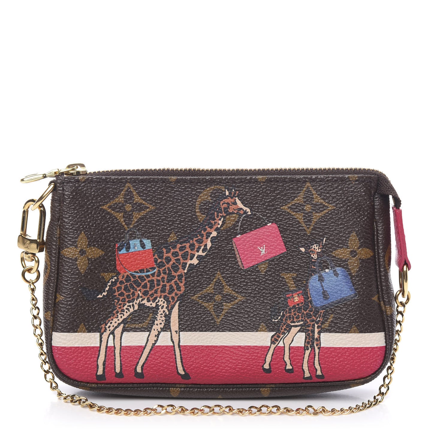 Monogram 2017 Christmas Animation Mini Pochette Accessories