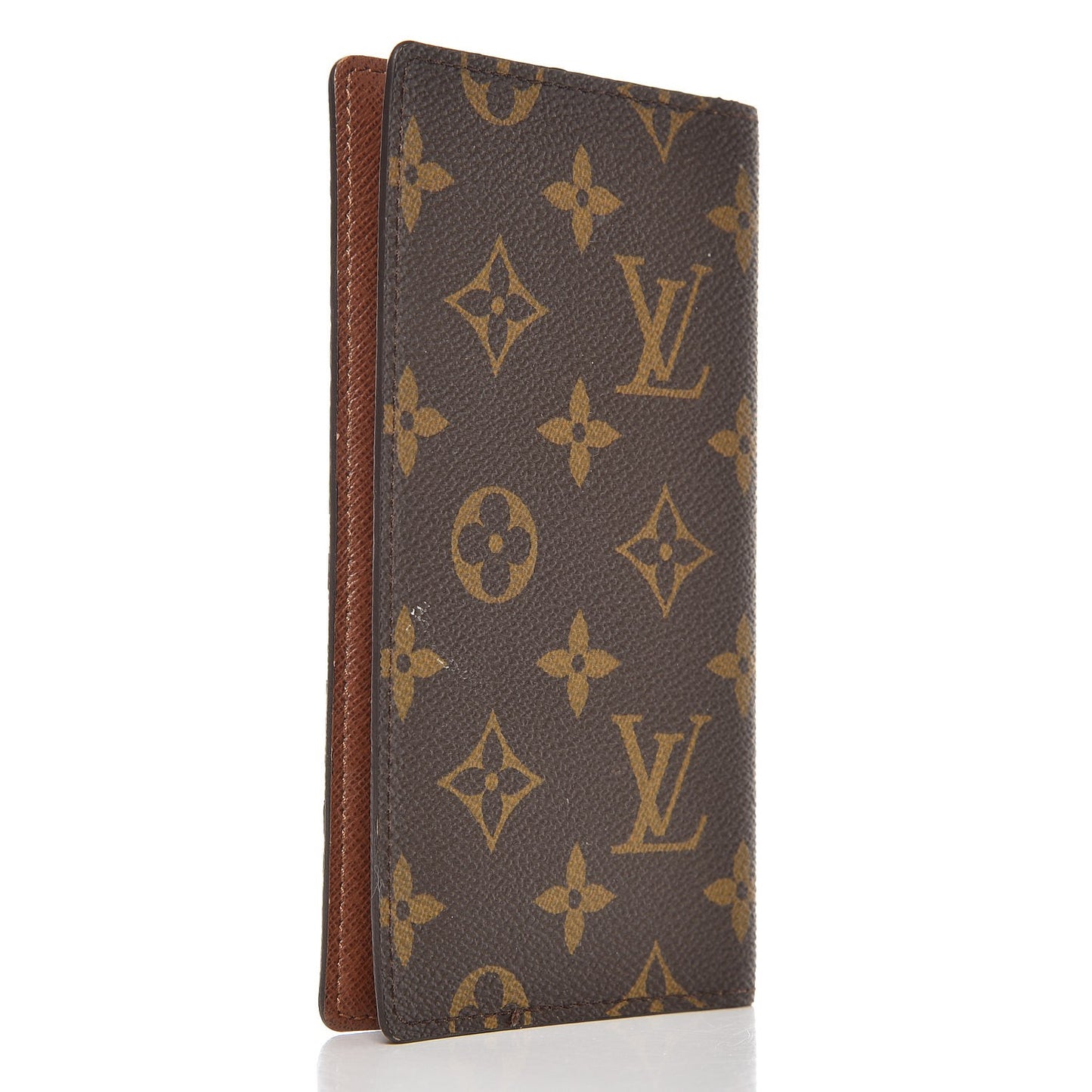 Monogram Checkbook Holder Wallet