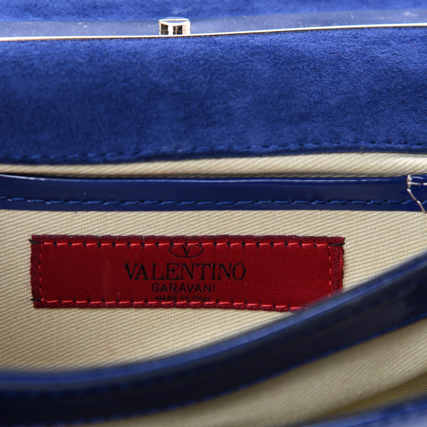 Patent Mini Va Va Voom Shoulder Bag Blue China