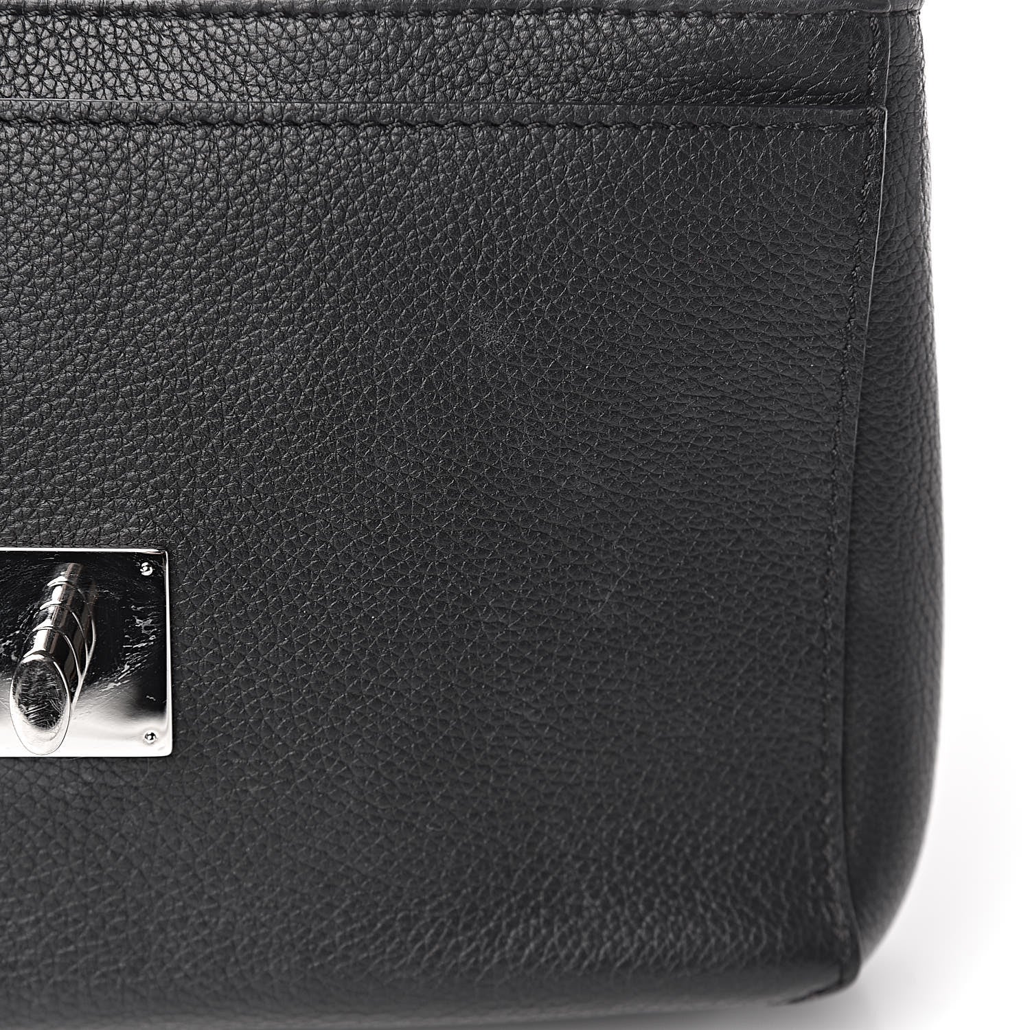 Louis Vuitton Calfskin Lockme II Chain Bag BB Black 10 of 17
