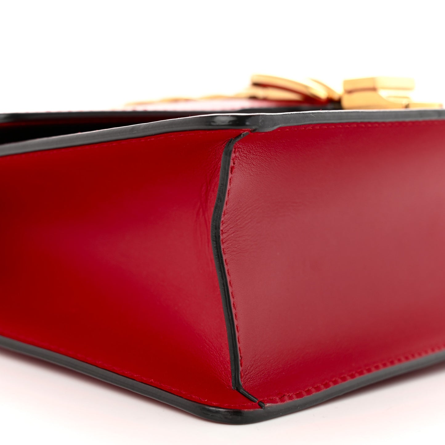 Calfskin Small Sylvie Shoulder Bag Hibiscus Red