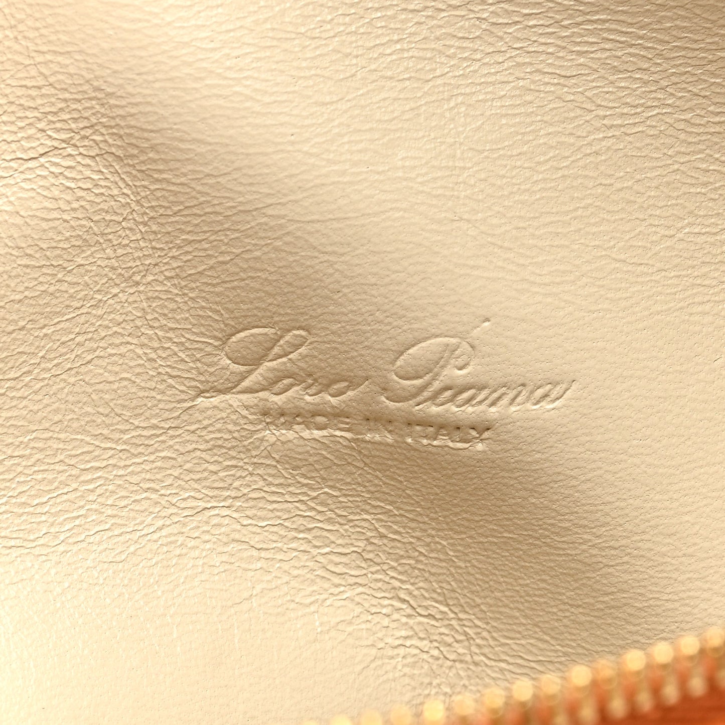 Grained Calfskin L19 Extra Pocket Pouch Warm Tan
