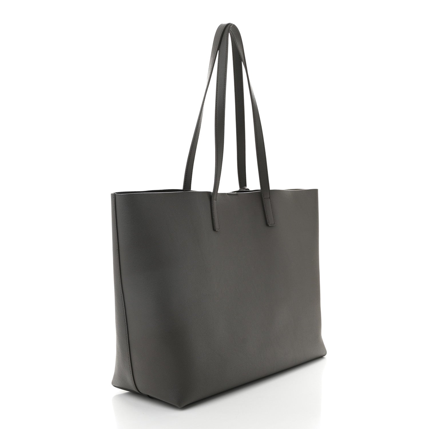 Saint Laurent Calfskin Large Shopping Tote Kaki Militaire 3 of 12