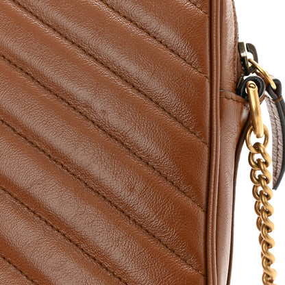 Gucci Azalea Calfskin Matelasse Diagonal Mini GG Marmont Crossbody Bag Cuir 11 of 11