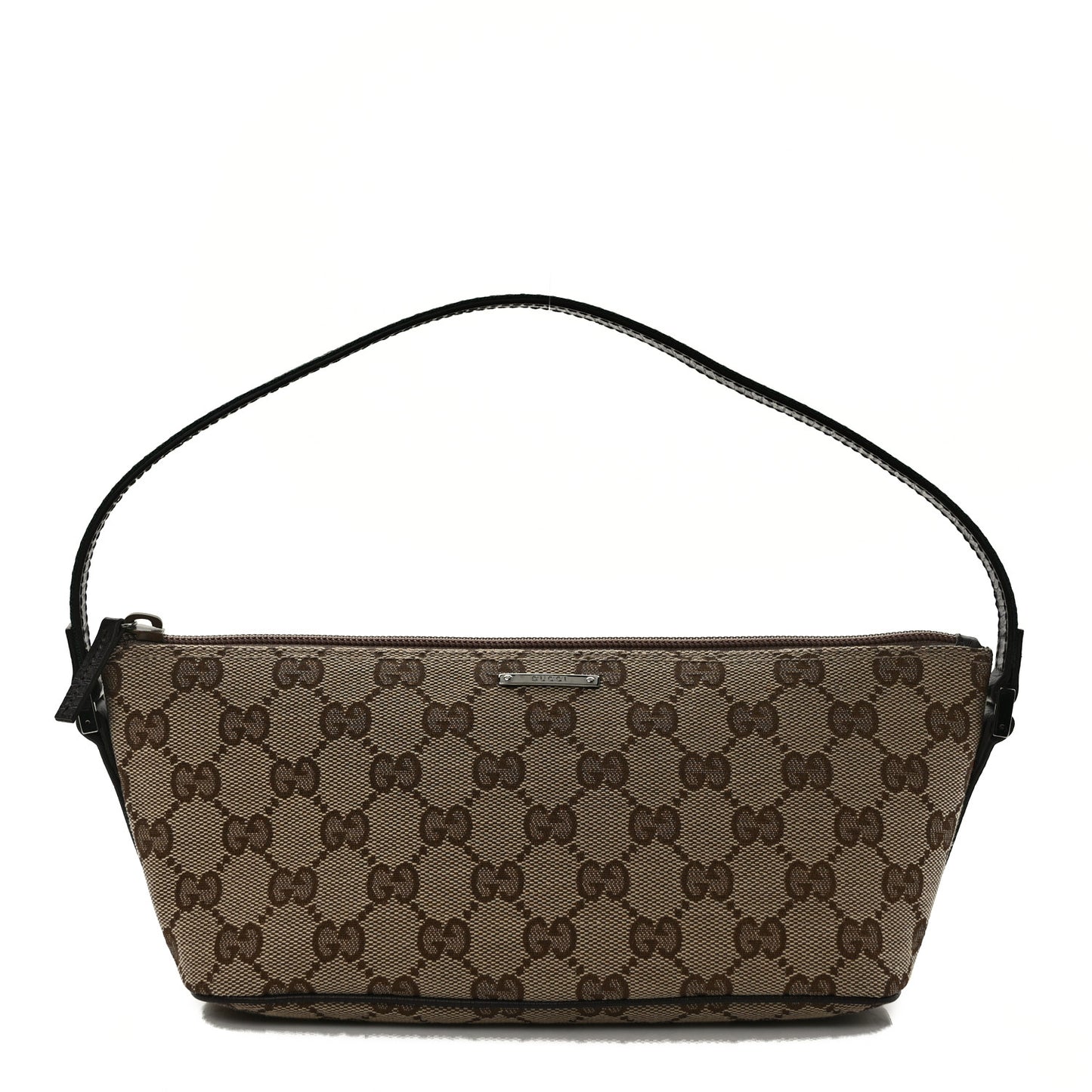 Monogram Web Boat Pochette Brown
