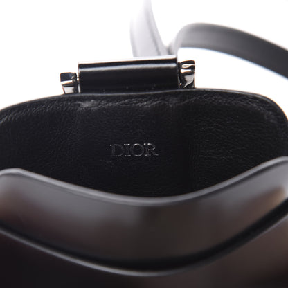 Christian Dior Smooth Calfskin Phone Card Holder Black 8 of 8