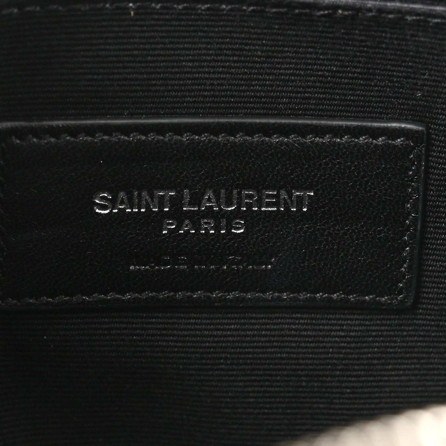 Saint Laurent Calfskin Monogram iPad Case Black 6 of 8