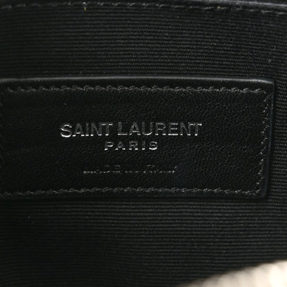 Saint Laurent Calfskin Monogram iPad Case Black 6 of 8