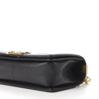 Chanel Caviar Quilted Medium Boy Flap Black 9 of 10