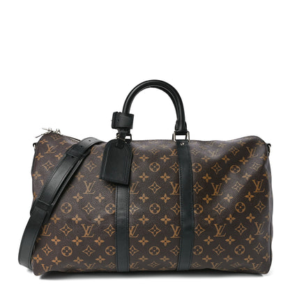 Louis Vuitton Monogram Macassar Keepall Bandouliere 45 1 of 13