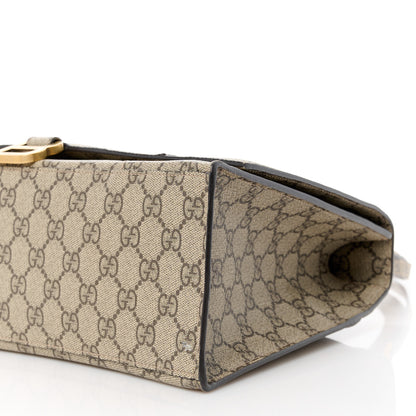 Balenciaga X GUCCI GG Supreme Monogram Medium Hourglass Top Handle Bag Beige Ebony 12 of 13