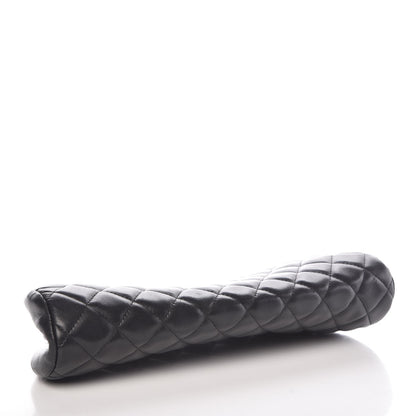 Chanel Lambskin Quilted Timeless Clutch Black 4 of 9