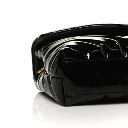 Saint Laurent Patent Y Quilted Monogram Toy Loulou Crossbody Bag Black 10 of 11