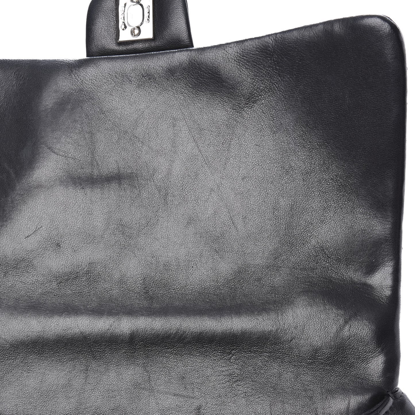 Lambskin Quilted Medium Kelly Flap Bag Black