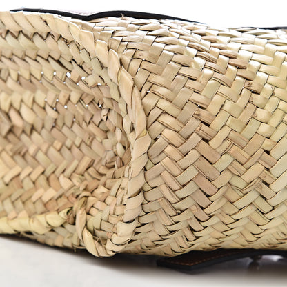 Loewe Raffia Small Basket Tote Bag Natural Tan 8 of 9