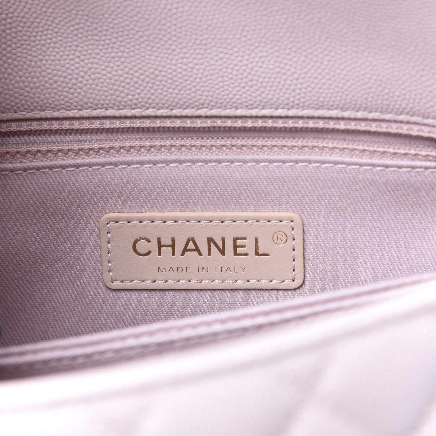 Caviar Quilted Mini Coco Handle Flap Lilas Lilac