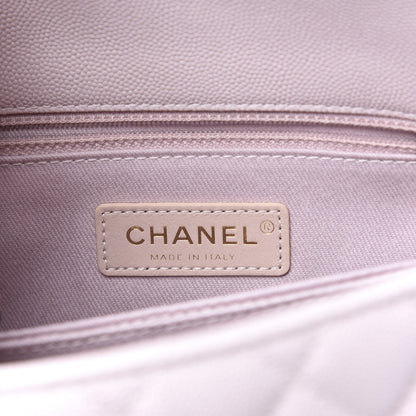 Chanel Caviar Quilted Mini Coco Handle Flap Lilas Lilac 5 of 10