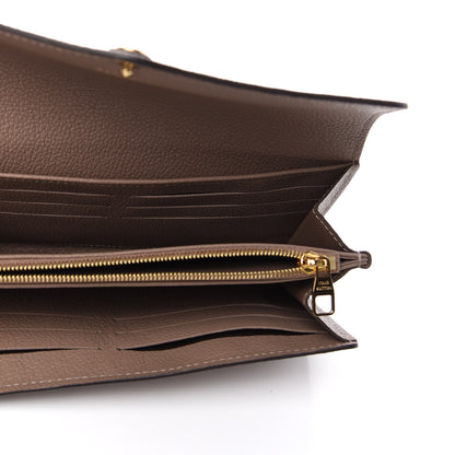Louis Vuitton Empreinte Sarah Wallet NM Taupe Glace 5 of 8