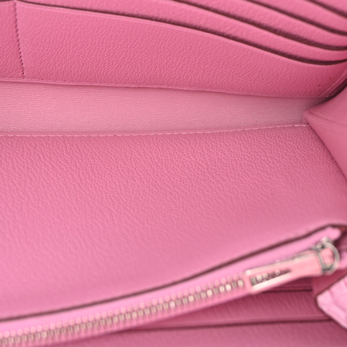 Matte Alligator Constance Long Wallet 5P Pink