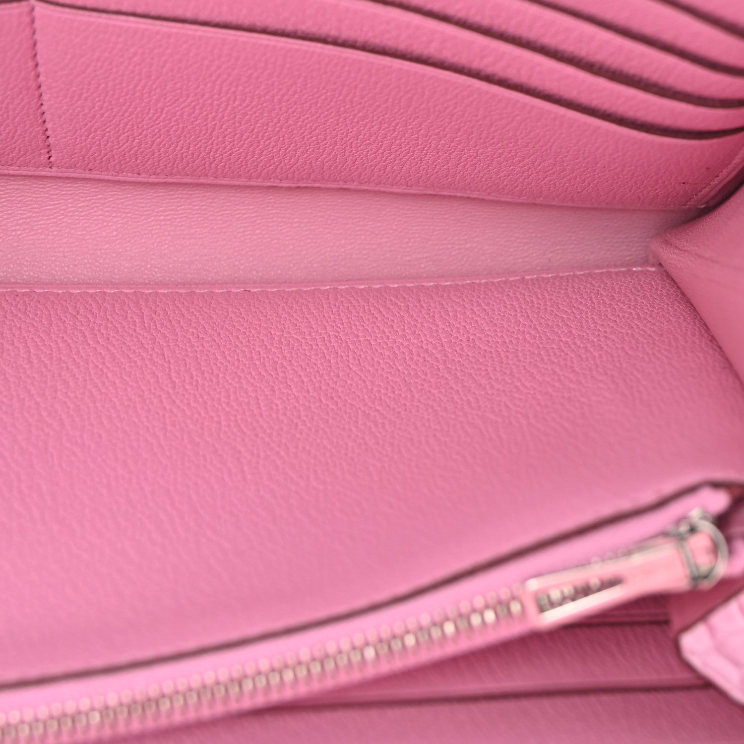 Hermes Matte Alligator Constance Long Wallet 5P Pink 6 of 9