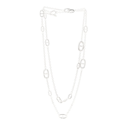 Hermes Sterling Silver Farandole Necklace 120 3 of 6