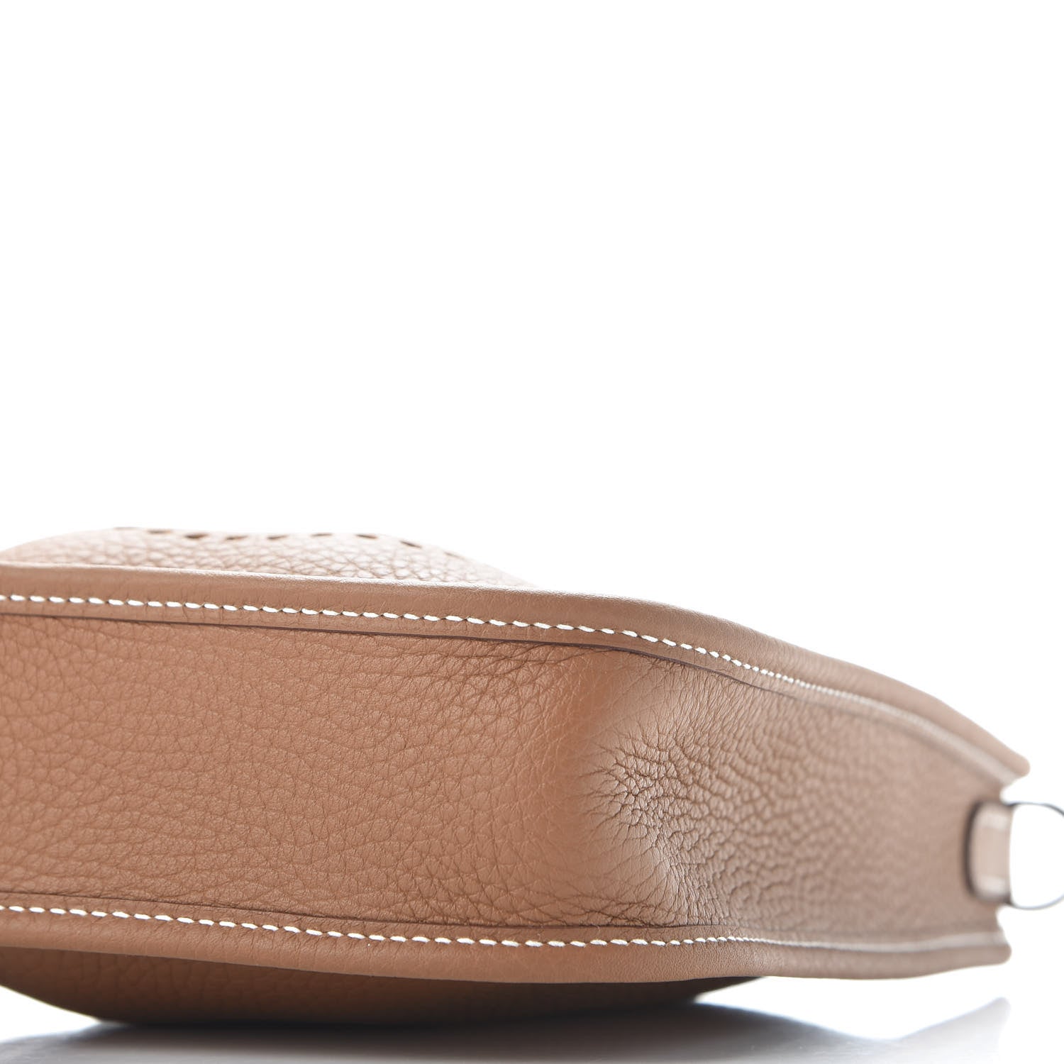 Hermes Taurillon Clemence Allegro Evelyne TPM Gold Cornaline White 6 of 10