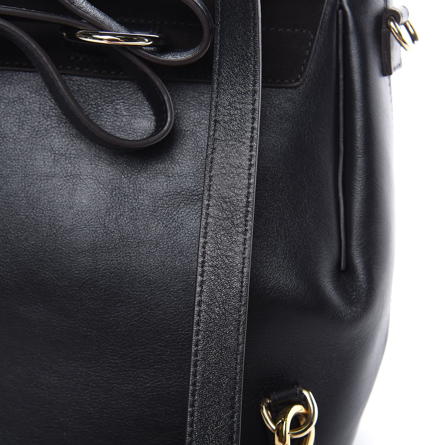 Chloe Suede Calfskin Small Faye Backpack Black 14 of 15