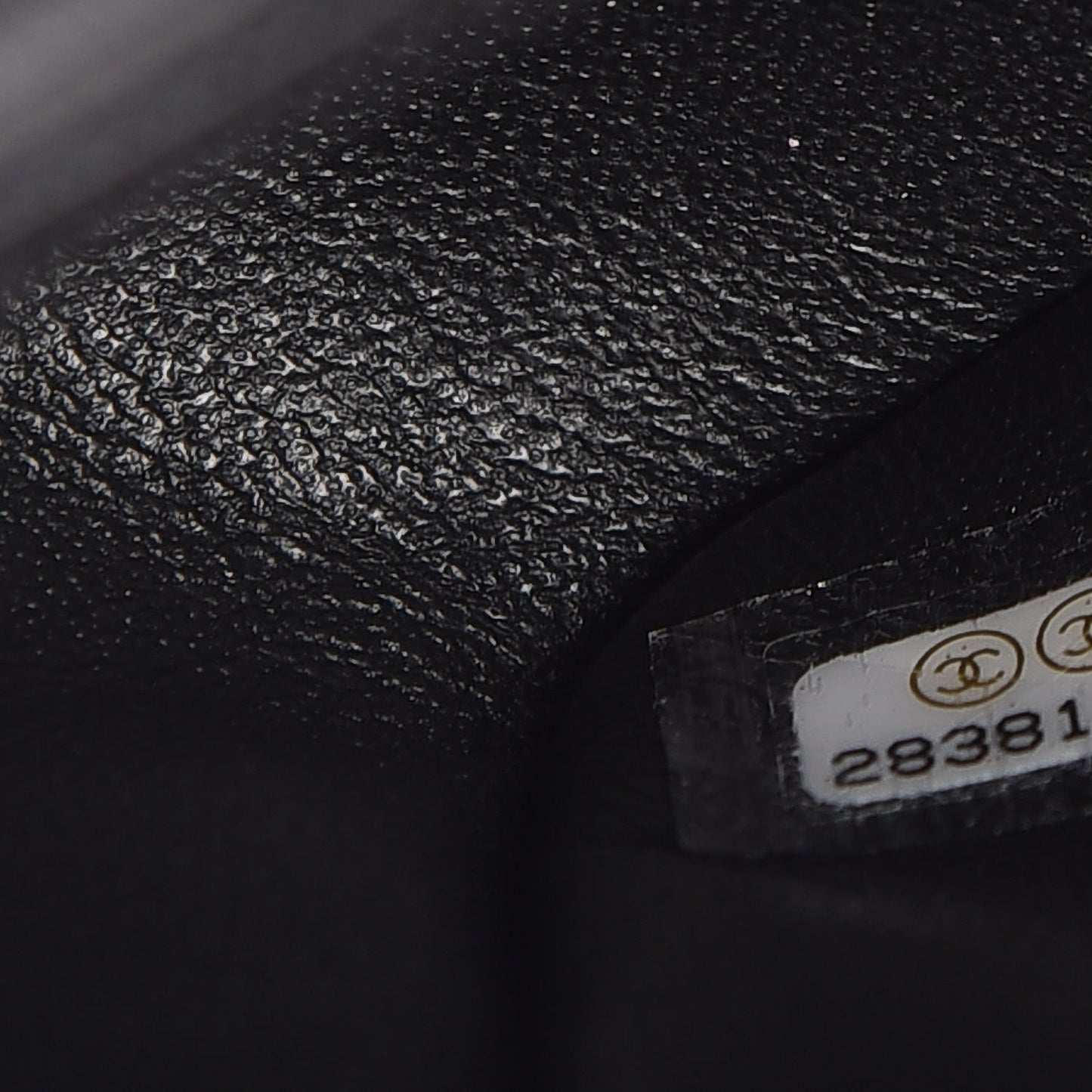 Lambskin Quilted Mini Rectangular Flap Black