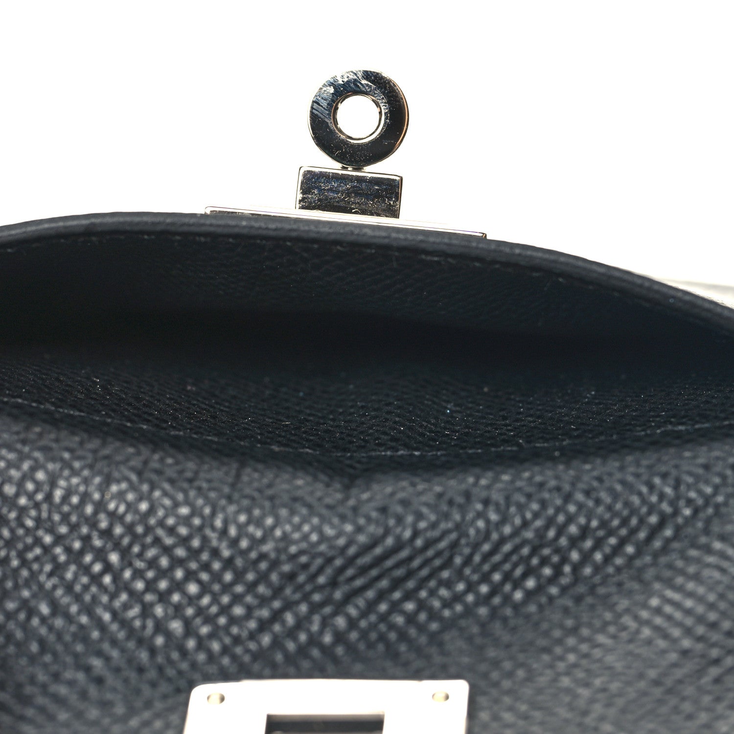 Hermes Swift Epsom Pocket Kelly Shoulder Strap Black 4 of 7